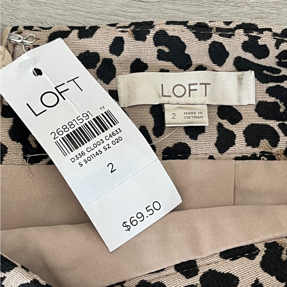 TWO Loft sexy leaper print skirts!!! Size 2!! - Picture 2 of 2